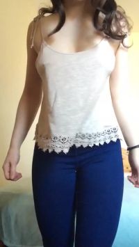 Flashing my goodies.