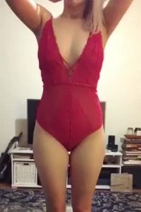 WP: You Sitting On The Couch, Me Taking Off My Red Lingerie In Front Of You On A Rainy Day. What Happens Next?