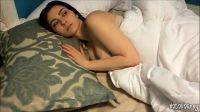 Natalia Grey Can't Sleep, So She Grinds Her Pussy Against Her Pillow. INSANELY HOT!!