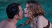 Anna Kendrick Swimming In Her Bra