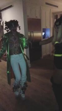 Bella Thorne Dancing Topless With Tana Mongeau
