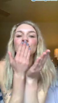 Gabbie Carter having fun before bedtime