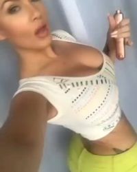 Amy Jackson Showing Off