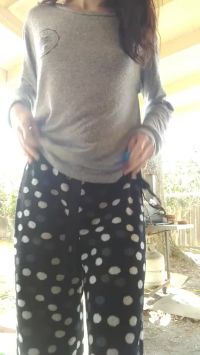 Fuzzy Pants And Peach Fuzz Pussy