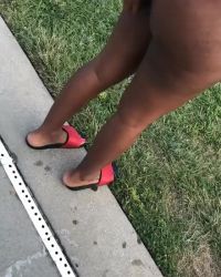 Picking At Her Wedgie