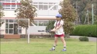 Hiyori Izumi's Too Cute Baseball "Going, Going, Gone" Pose