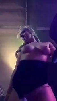 Bailey Brooke, Dancing In Sexy Light, Gives A Good Display…