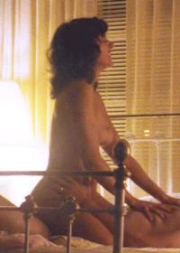 Alison Brie Cowgirl Tit Jiggle In Glow