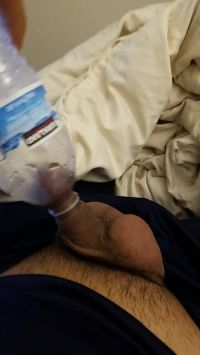 Got My Dick Stuck In A Water Bottle..