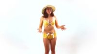 Wearing An Itsy Bitsy, Teeny Weeny Yellow Polka-dot Bikini