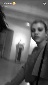 Sofia Richie Boobslip On Snapchat