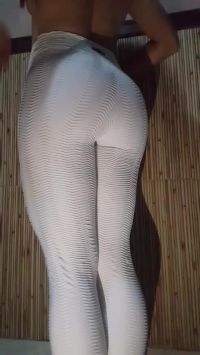White Yoga Pants… I Love