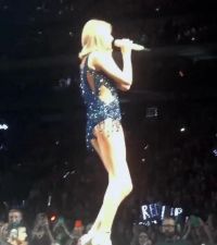 Taylor Swift Showing Off Her Barely Covered Ass