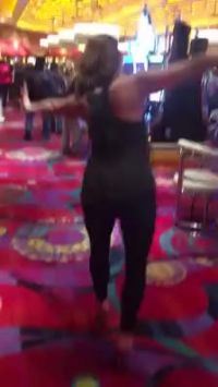Drinking In A Casino And Dancing With A Stranger