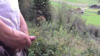 Amateur Slo-Mo Cumshot In The Nature