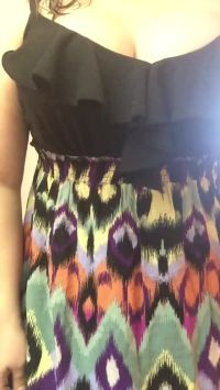 Want To See What I'm Wearing Under My Dress Today?