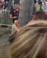 Girl At Ultra Music Festival