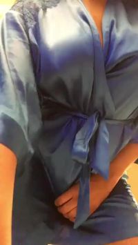 Blue Robe Tease