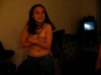 Lauren Shows Her Boobs