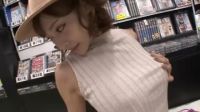 Fucking A Lucky Fan Inside A Dvd Store