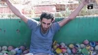 NSFW Graphic. All This Muzlim Hate, Won't Someone "think Of The Children"? Wake Up Stoners!! Demonic Toddler Shooting In Ball Pit In Abandoned Children's Playground