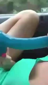 Dildo Fun While Travelling