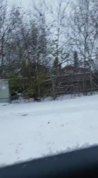 Real Runner In The Snow