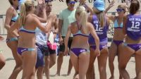 California Beach Volleyball In Summer Time