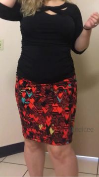 I Love This Skirt. Makes Work More Interesting