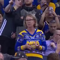 Mom At Golden State Warriors Game