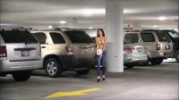 Megan Salinas Running To Hide In Car