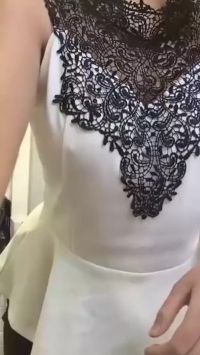 White And Black Dress