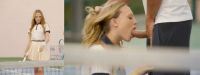 Aubrey Star Learning Tennis