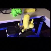 I Decided To Let Dickbutt Go For A Ride On My Printer Today