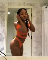 Curvy And Flirty In Orange