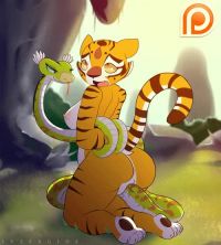 Master Tigress And Master Viper's Training