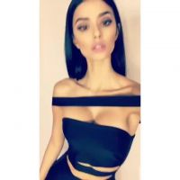 Aphrodite In A Tight Black Dress