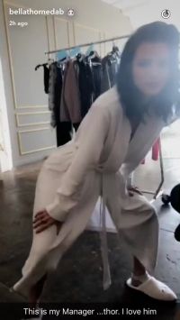Robe Nipslip While Dancing
