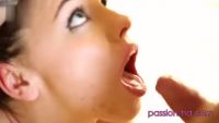 Finishing Him Into Her Mouth