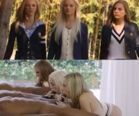 Featuring Elsa Jean, Rachel James & Sydney Cole – Preppy Girl Threesome Get Three BBCs