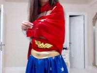 EXCLUSIVE: Wonder Woman Seen Backstage At Premiere, Is Very Bad Girl
