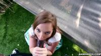 Maddy O'Reilly Is Pretty Glad To Suck Such Big Black Penis