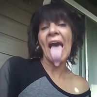 Mature Tongue Goddess