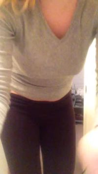 Cute Girlfriend On Her Cam Teasing