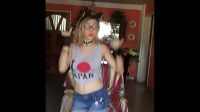Girl With Big Boobs Does Dumb Anime Dance
