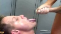 Foxy Angel All Over His Toungue In The Locker Room
