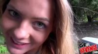 Cute Blonde Fucked On A Golf Cart