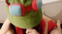 Slut Dressed As Teemo Getting Facial