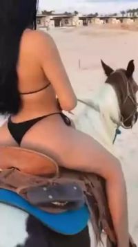 Riding On A Horse