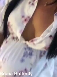 Fun Under Bruna's Dress